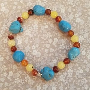 Natural Gemstone  Bracelet